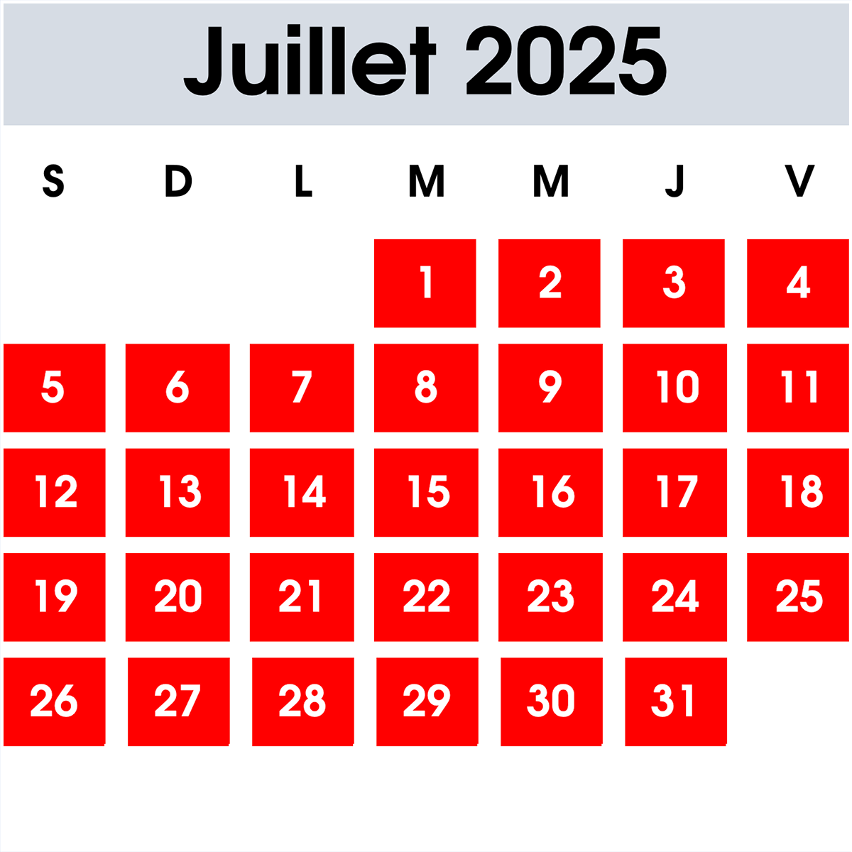 Location Juillet 2021